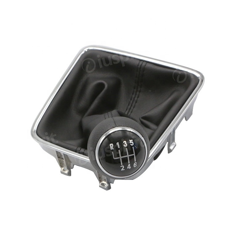 Pomello cambio 6 marce per VW Tiguan 2007-2011 cuffia leva cambio 6 marce - immagine 2