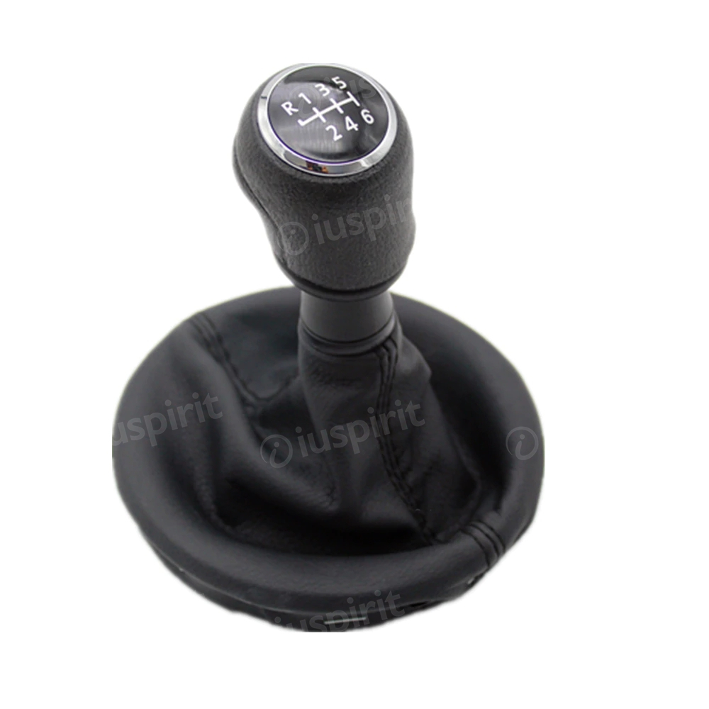 6-speed gear shift knob for VW Transporter T5 2003-2011 6-speed gear shift lever boot - Image 2