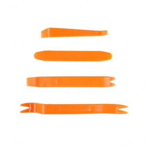 Set 4 leve di plastica set strumenti per la rimozione dei pannelli delle auto e le mascherine delle autoradio