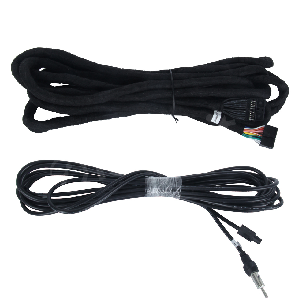 Cavo ISO e cavo antenna per autoradio per le vetture BMW e Mercedes con la fibra ottica o navigatore originale - immagine 6