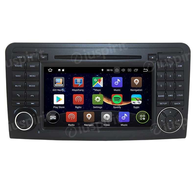 ANDROID autoradio 2 DIN navigatore per Mercedes classe R W251 R280 R300 R320 R350 R500 R63 AMG 2006-2012 GPS DVD WI-FI Bluetooth MirrorLink - immagine 2