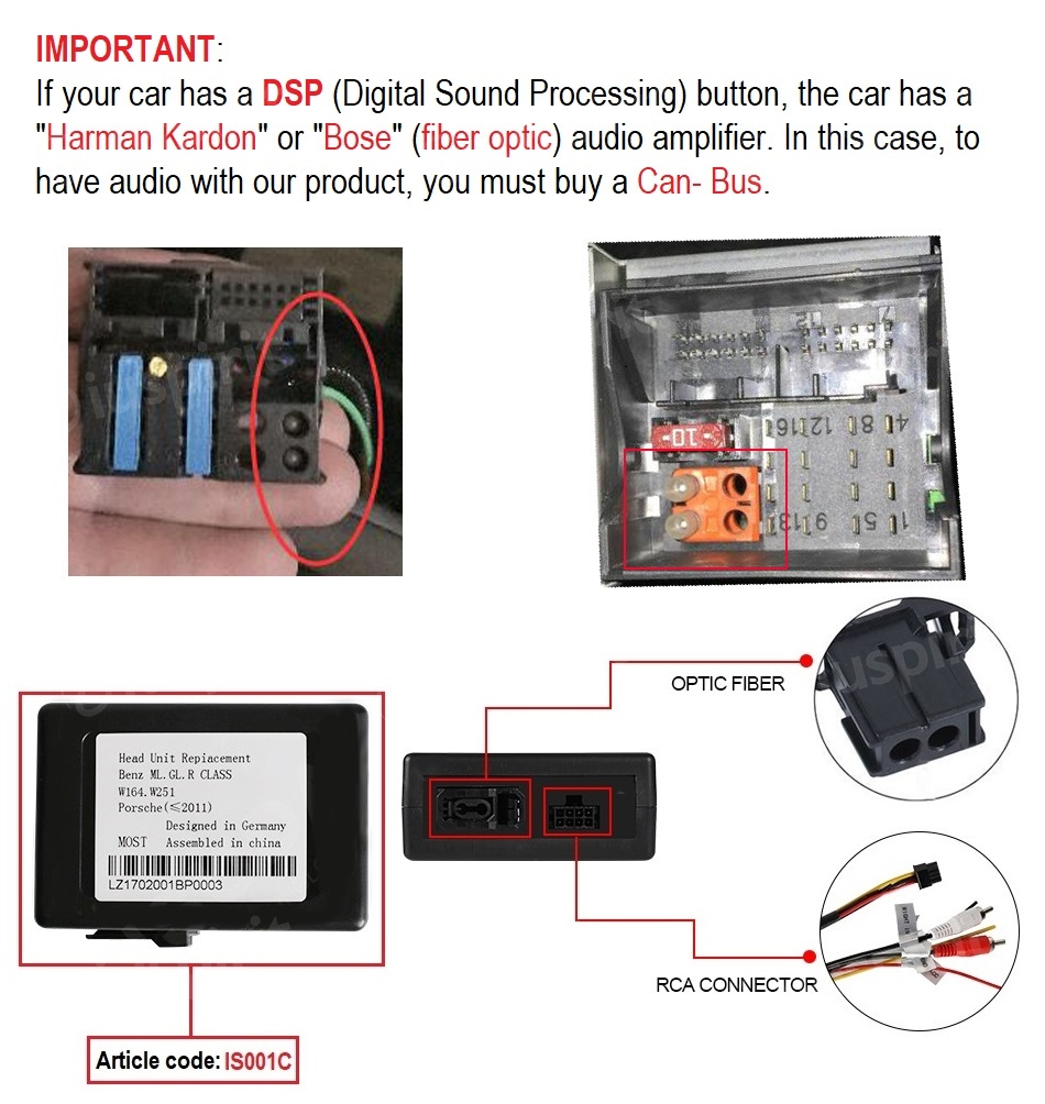 ANDROID autoradio 2 DIN navigatore per Mercedes classe R W251 R280 R300 R320 R350 R500 R63 AMG 2006-2012 GPS DVD WI-FI Bluetooth MirrorLink - immagine 5