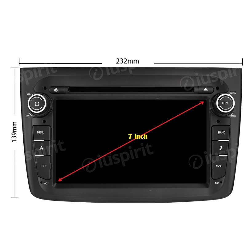 ANDROID car radio navigator for Alfa Romeo Mito 2008-2014 CarPlay Android Auto GPS DVD WI-FI Bluetooth MirrorLink - Image 8