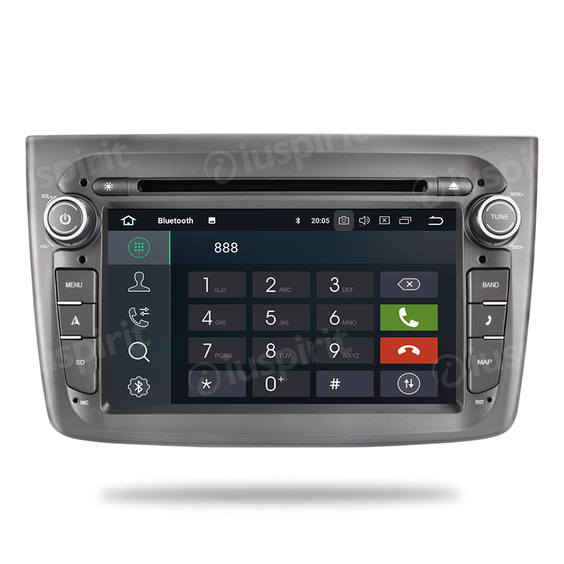 ANDROID car radio navigator for Alfa Romeo Mito 2015-2018 CarPlay Android Auto GPS DVD WI-FI Bluetooth MirrorLink