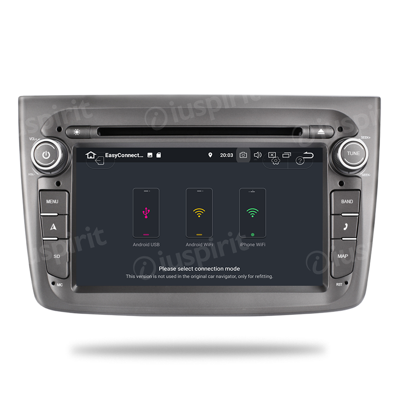 ANDROID car radio navigator for Alfa Romeo Mito 2015-2018 CarPlay Android Auto GPS DVD WI-FI Bluetooth MirrorLink - Image 8
