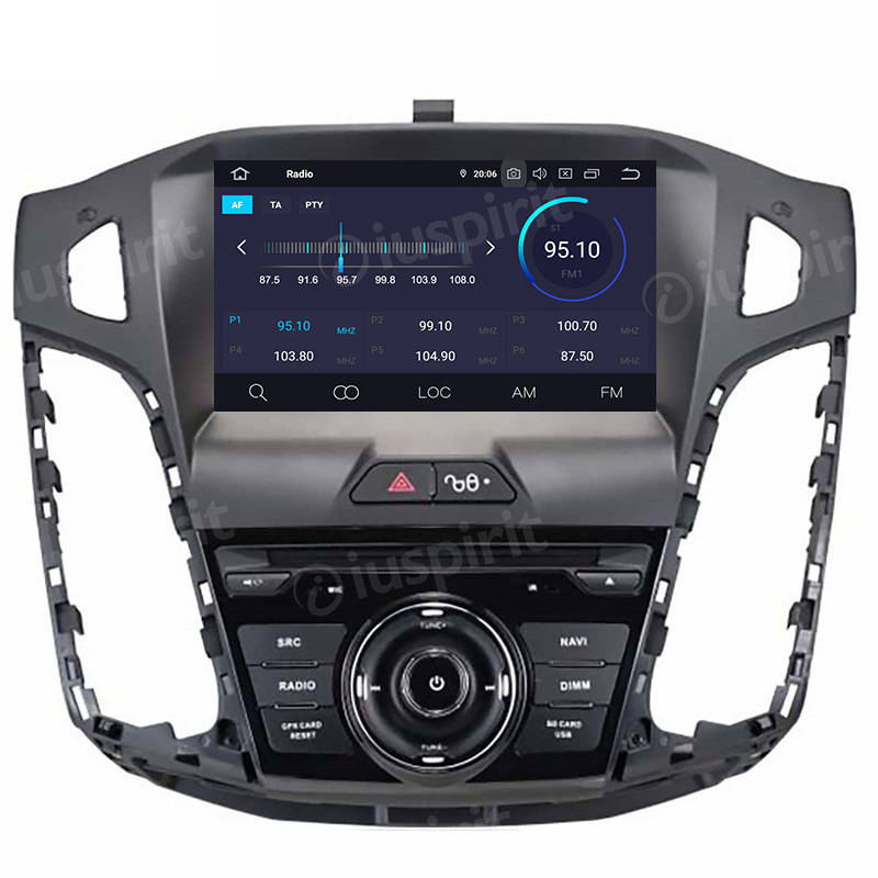 ANDROID autoradio navigatore per Ford Focus 2011-2015 GPS DVD WI-FI Bluetooth MirrorLink - immagine 3