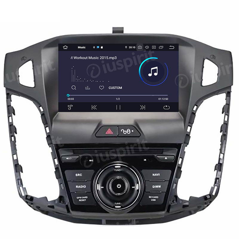 ANDROID autoradio navigatore per Ford Focus 2011-2015 GPS DVD WI-FI Bluetooth MirrorLink - immagine 9