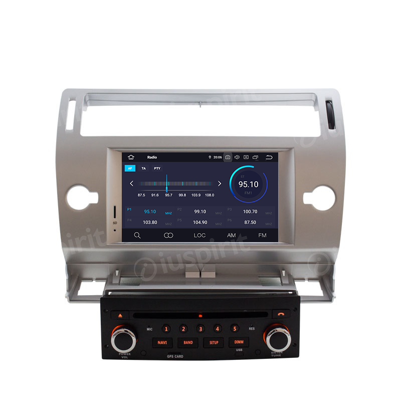 ANDROID autoradio navigatore per Citroen C4 2004-2012 GPS DVD WI-FI Bluetooth MirrorLink - immagine 3