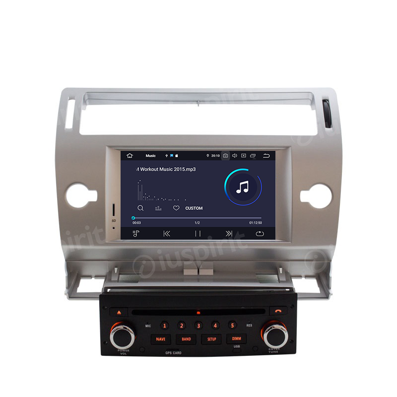 ANDROID autoradio navigatore per Citroen C4 2004-2012 GPS DVD WI-FI Bluetooth MirrorLink - immagine 7