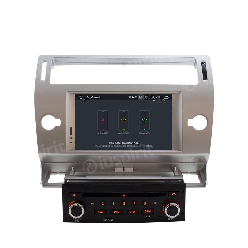 ANDROID autoradio navigatore per Citroen C4 2004-2012 GPS DVD WI-FI Bluetooth MirrorLink - immagine 8