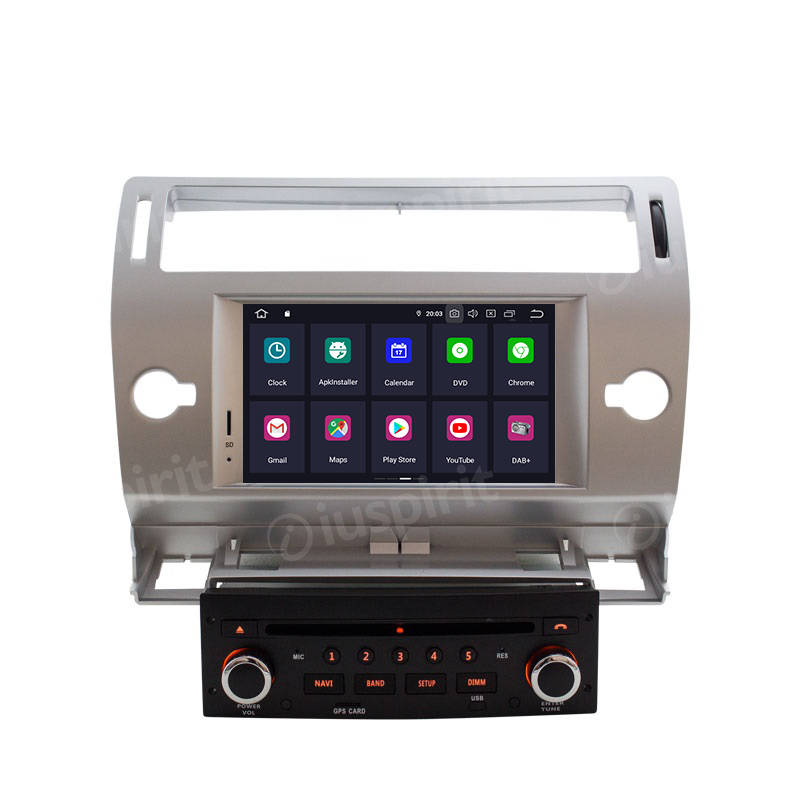 ANDROID autoradio navigatore per Citroen C4 2004-2012 GPS DVD WI-FI Bluetooth MirrorLink - immagine 9