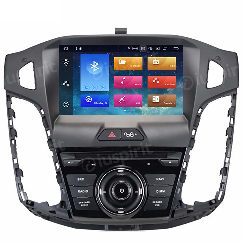 ANDROID autoradio navigatore per Ford Focus 2011-2015 GPS DVD WI-FI Bluetooth MirrorLink