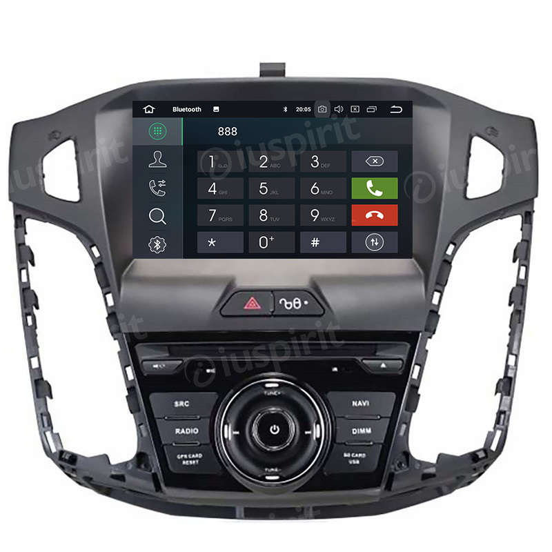 ANDROID autoradio navigatore per Ford Focus 2011-2015 GPS DVD WI-FI Bluetooth MirrorLink - immagine 3