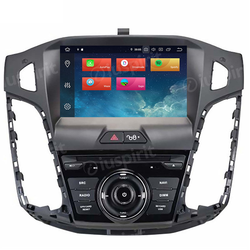 ANDROID autoradio navigatore per Ford Focus 2011-2015 GPS DVD WI-FI Bluetooth MirrorLink - immagine 11