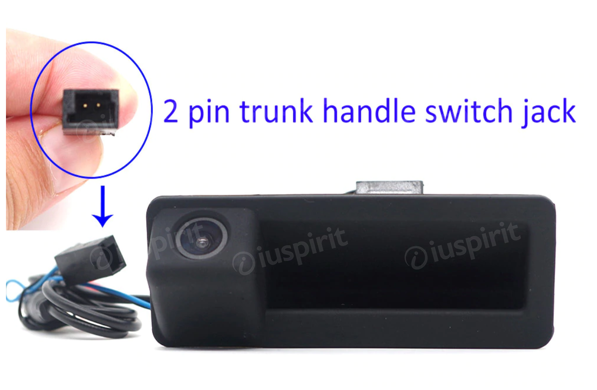 Telecamera retromarcia specifica maniglia per BMW E82/E88/E84/E90/E91/E92/E93/E60/E61/E70/E71/E72/E53/X5/X1 retrocamera - immagine 3