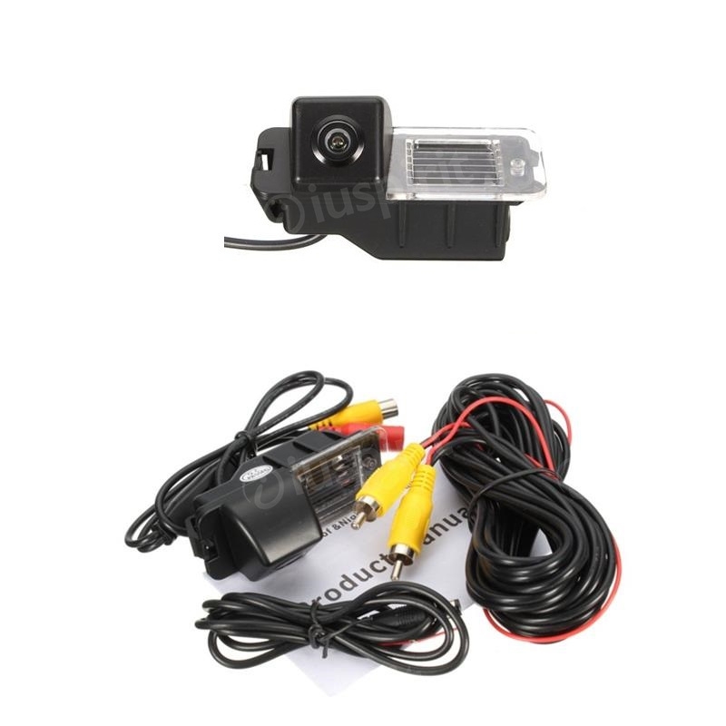 Telecamera retromarcia per VW Golf 6, Golf 7 Passat CC, Polo 5, Porsche Cayenne retrocamera specifica luce targa - immagine 3