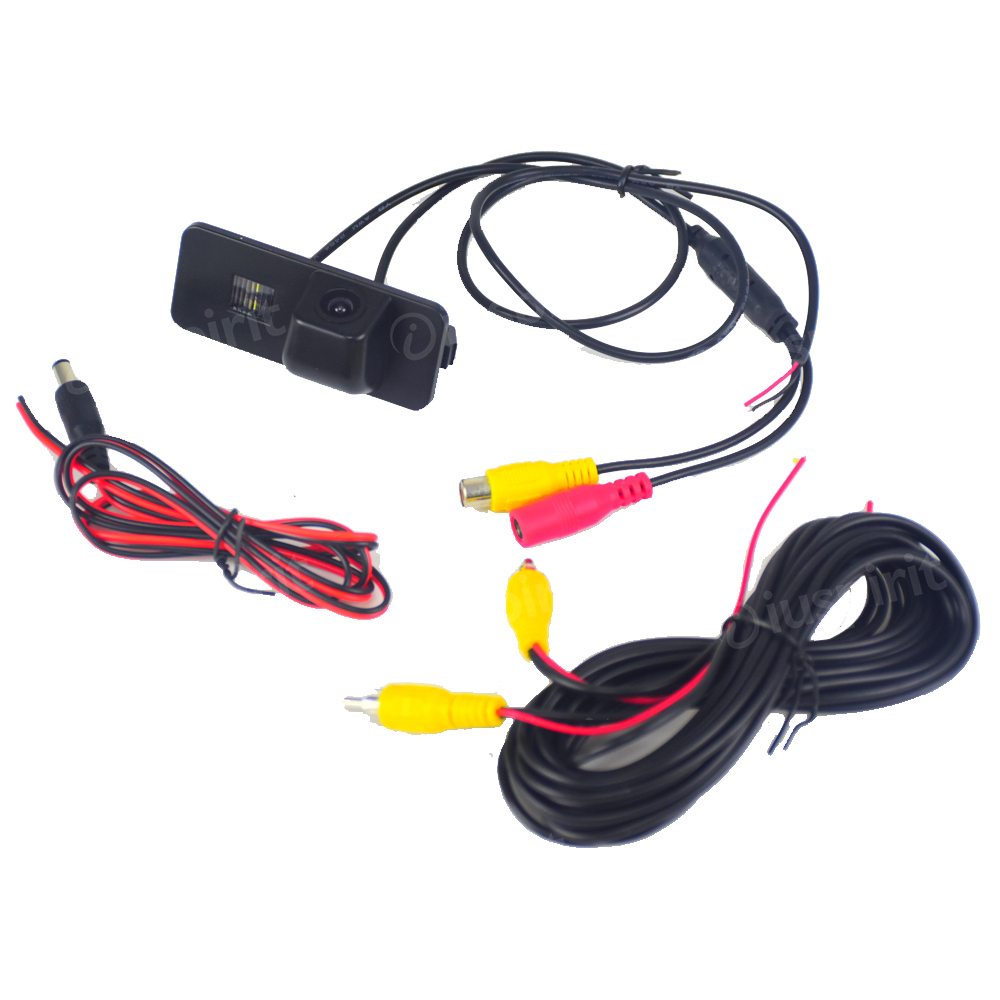 Telecamera retromarcia per Golf 5, Golf 6, Polo, Passat, Seat Leon/Altea retrocamera specifica luce targa - immagine 5