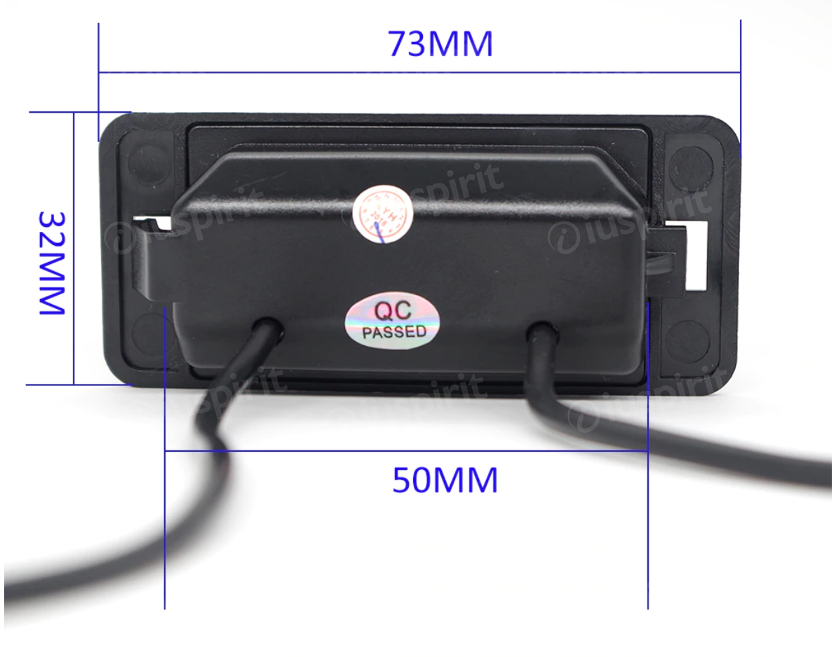 Telecamera retromarcia per BMW E90/91/92/93, BMW E81/E82/E87/E88, BMW E60/61/62 retrocamera specifica luce targa - immagine 5