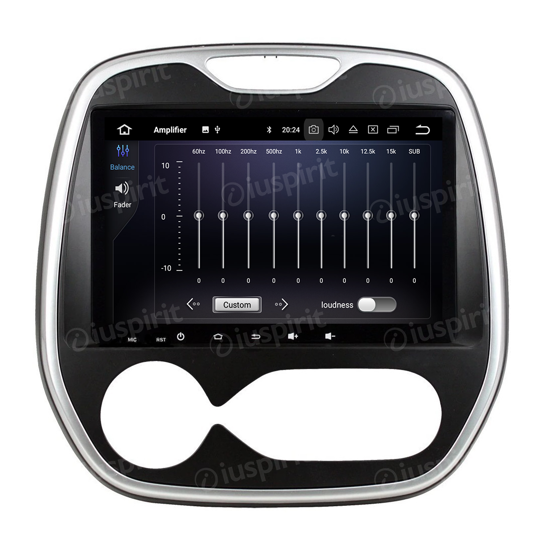 ANDROID autoradio navigatore per Renault Captur, Renault Clio, Samsung QM3 AUTOMATICO UN/C 2011-2016 GPS WI-FI Bluetooth MirrorLink - immagine 8