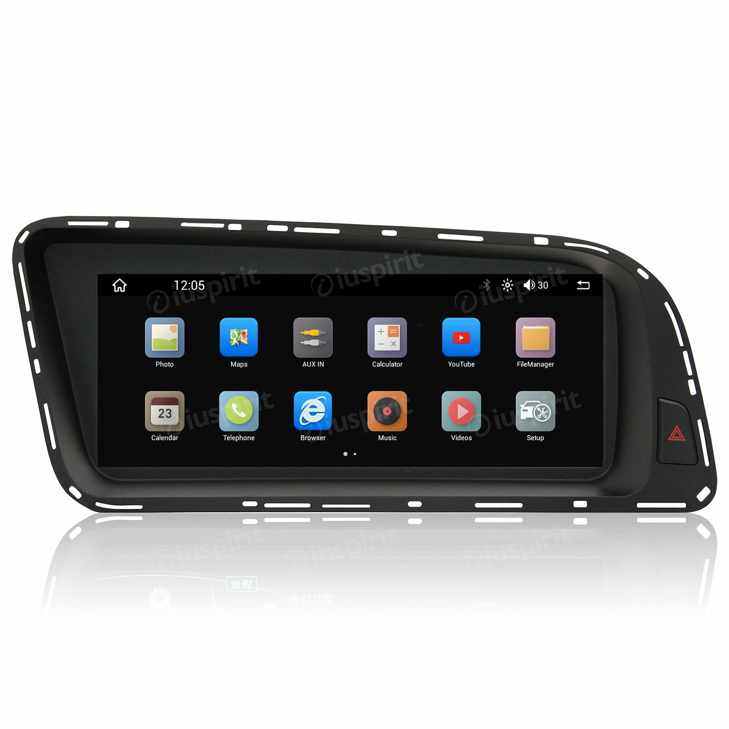 ANDROID navigatore per Audi Q5 2009-2017 8.8 pollici CarPlay Android Auto GPS WI-FI Bluetooth Octa-Core 8GB RAM 64GB ROM 4G LTE - immagine 2