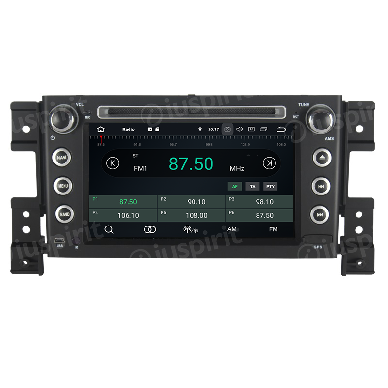 ANDROID autoradio navigatore per Suzuki Grand Vitara 2006-2012 GPS DVD WI-FI Bluetooth MirrorLink - immagine 3
