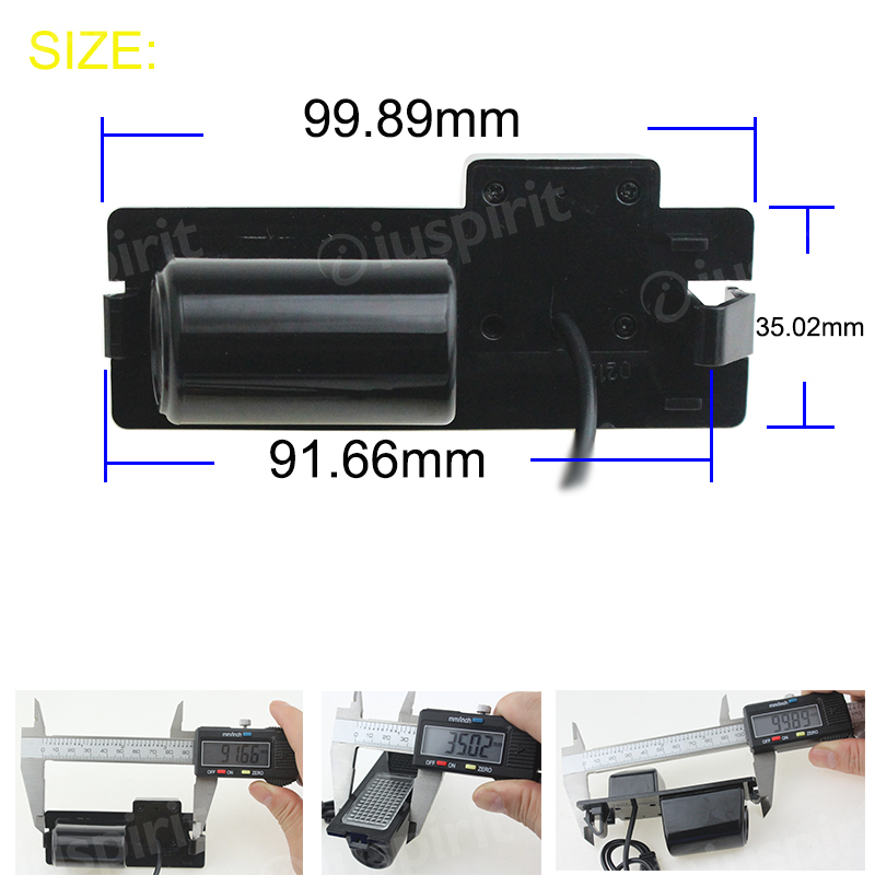 Telecamera retromarcia per Fiat Bravo retrocamera specifica luce targa - immagine 5