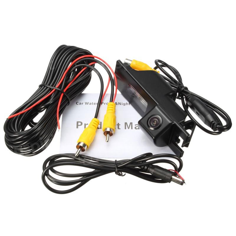 Telecamera retromarcia specifica per Opel Astra Combo Insignia Meriva Fiat Doblo retrocamera specifica luce targa - immagine 4