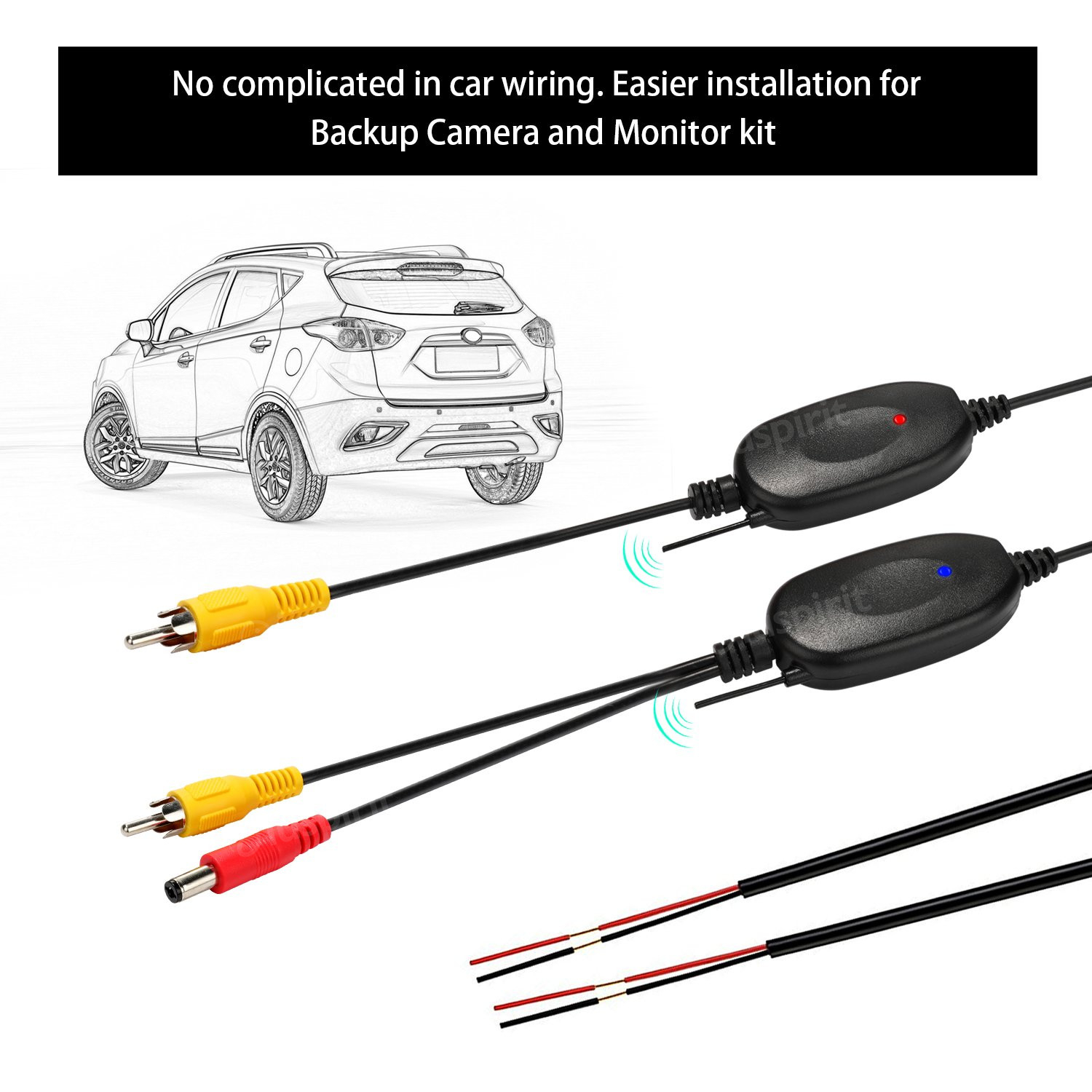 Trasmettitore video senza fili per le telecamere retromarcia trasmettitore video wireless retrocamera - immagine 4