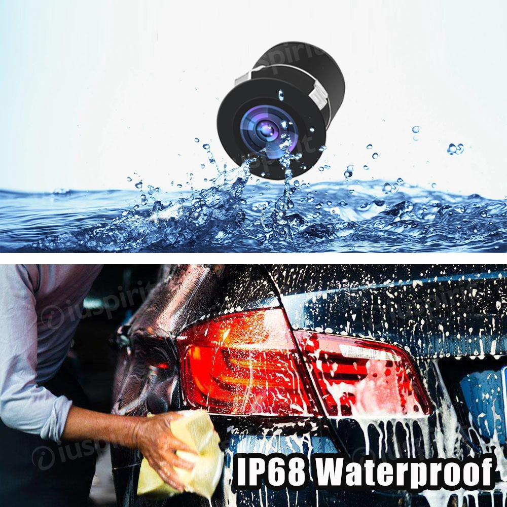 Telecamera retromarcia auto universale, telecamera posteriore auto, retrocamera auto universale - immagine 6