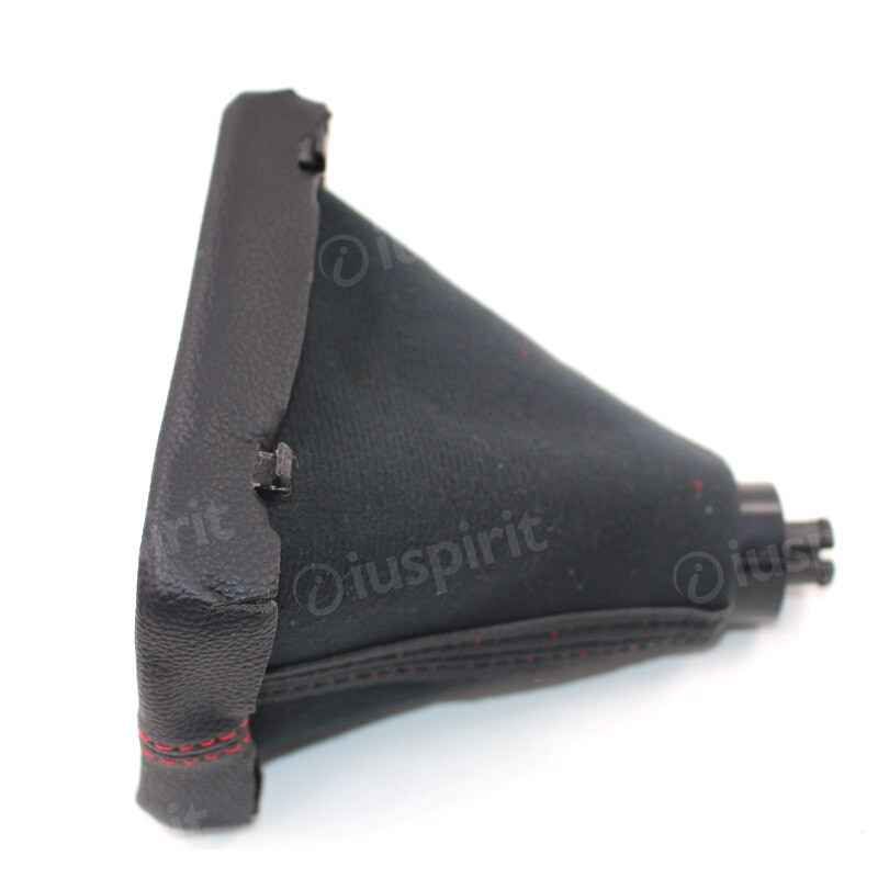 6-speed gear shift knob for Audi A4 S4 B8 8K A5 8T Q5 8R S LINE 2008-2015 headphones with red stitching - Image 5