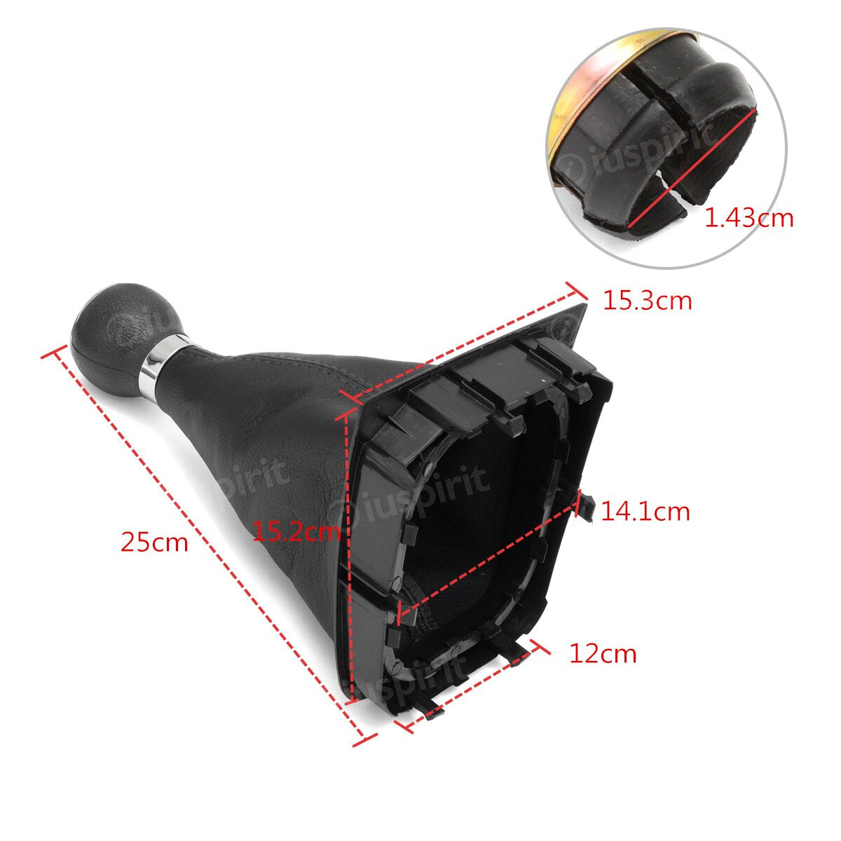 5-speed gear shift knob for VW Golf 5, Golf 6 Jetta Scirocco 5-speed gear shift lever boot - Image 4