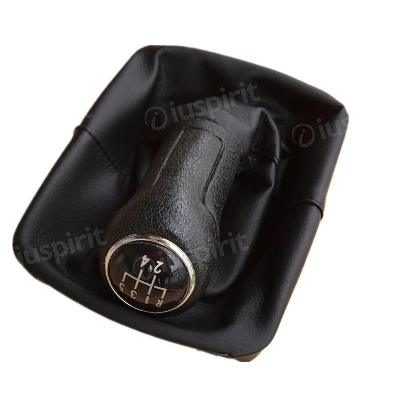 5-speed gear shift knob for VW Polo 2002-2010 5-speed gear shift lever boot - Image 2