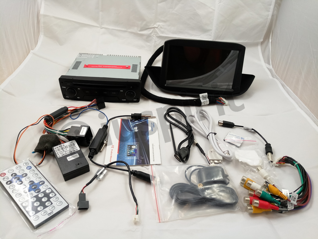 Autoradio navigatore per Peugeot 308 2010 2011 2012 2013 2014 2015 GPS DVD USB SD Bluetooth - immagine 4