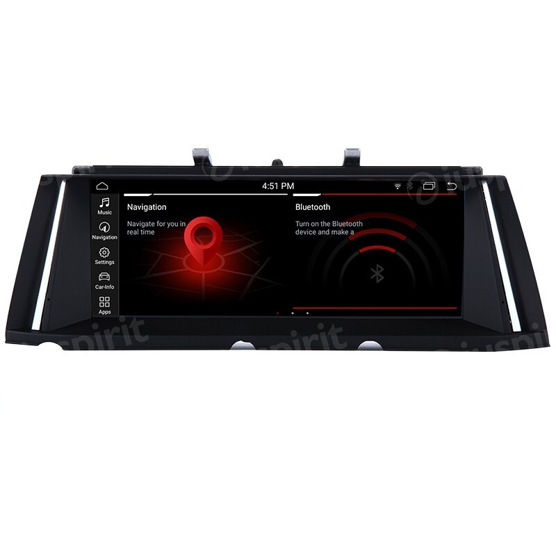 ANDROID navigatore per BMW Serie 7 F01 F02 Sistema NBT 10.25 pollici WI-FI GPS 4G LTE Bluetooth MirrorLink 4GB RAM 64GB ROM - immagine 2