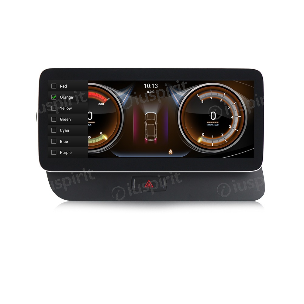 ANDROID navigatore per Audi Q5 2009-2017 MMI 3G 10.25 pollici 4GB RAM 64GB ROM Octa-Core CarPlay Android Auto Bluetooth GPS WI-FI - immagine 2