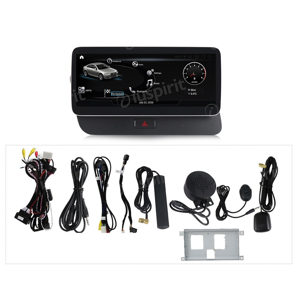ANDROID navigatore per Audi Q5 2009-2017 MMI 3G 10.25 pollici 4GB RAM 64GB ROM Octa-Core CarPlay Android Auto Bluetooth GPS WI-FI - immagine 7