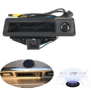 Telecamera retromarcia specifica maniglia per BMW E82/E88/E84/E90/E91/E92/E93/E60/E61/E70/E71/E72/E53/X5/X1 retrocamera
