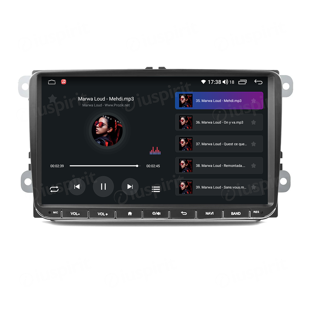 ANDROID autoradio navigatore per Golf 5 Golf 6 Passat Tiguan Jetta Polo Touran Caddy Scirocco GPS WI-FI Bluetooth MirrorLink Car-Play 4G LTE - immagine 4