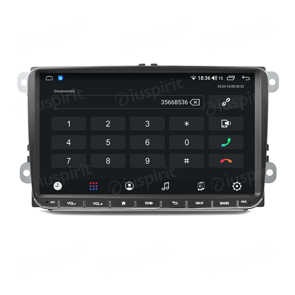 ANDROID autoradio navigatore per Golf 5 Golf 6 Passat Tiguan Jetta Polo Touran Caddy Scirocco GPS WI-FI Bluetooth MirrorLink Car-Play 4G LTE - immagine 5