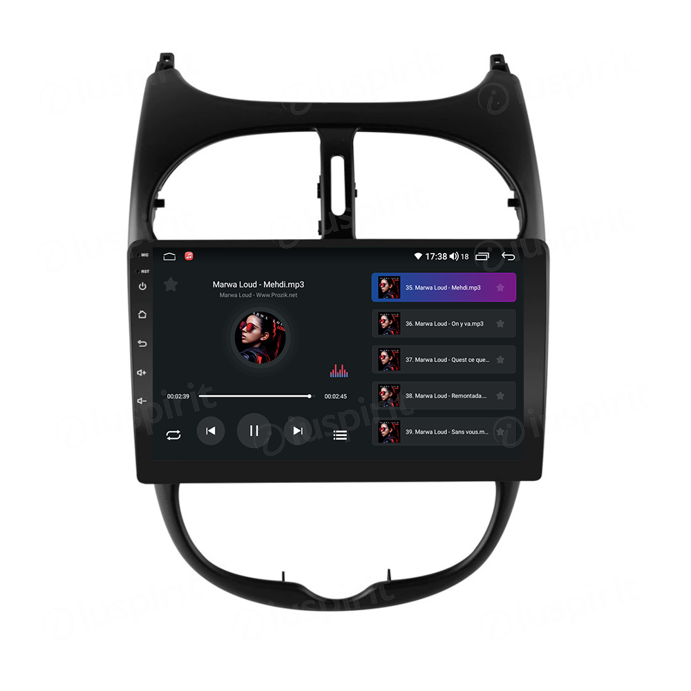 ANDROID autoradio navigatore per Peugeot 206 2000-2008 CarPlay Android Auto GPS USB WI-FI Bluetooth 4G LTE - immagine 5