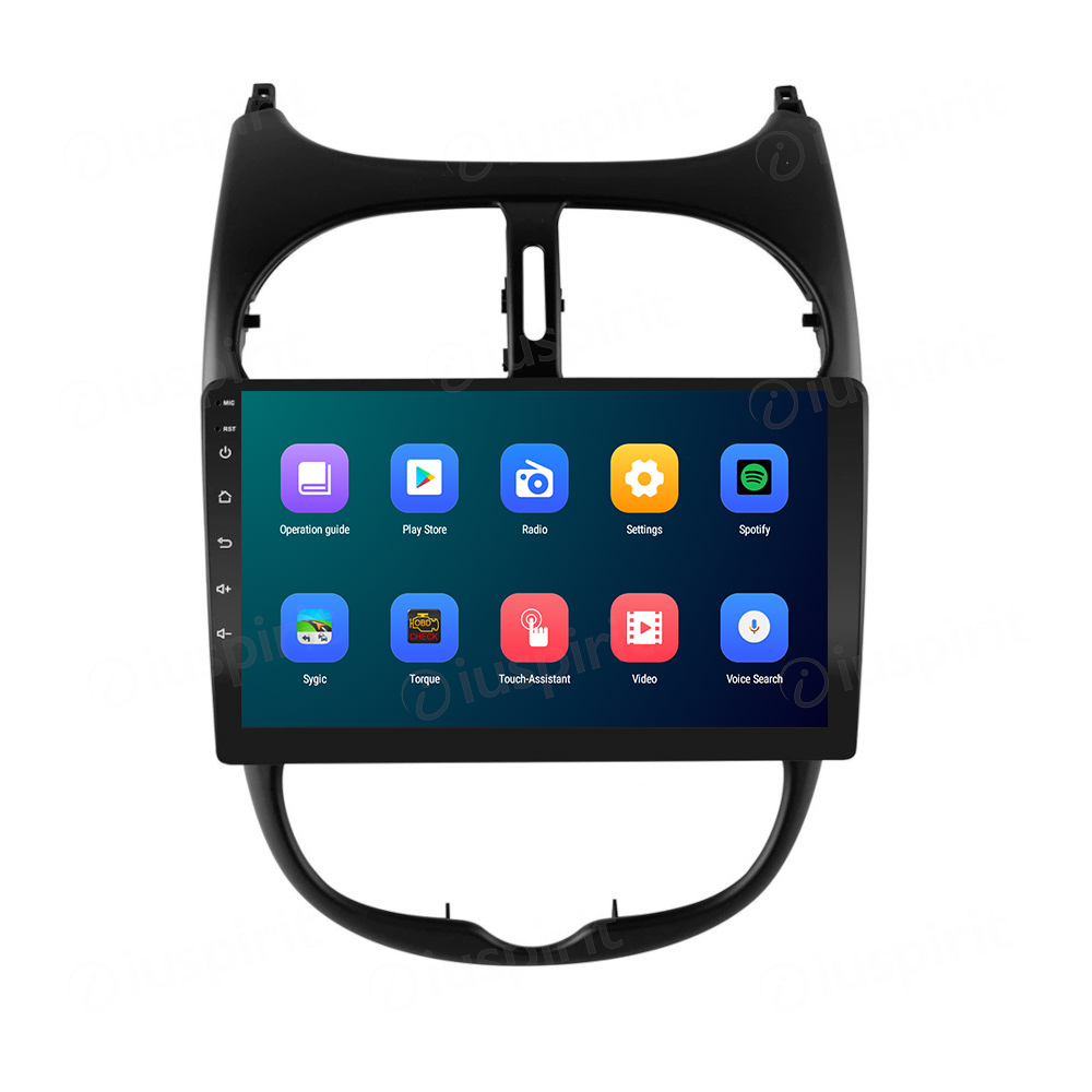 ANDROID autoradio navigatore per Peugeot 206 2000-2008 CarPlay Android Auto GPS USB WI-FI Bluetooth 4G LTE - immagine 6