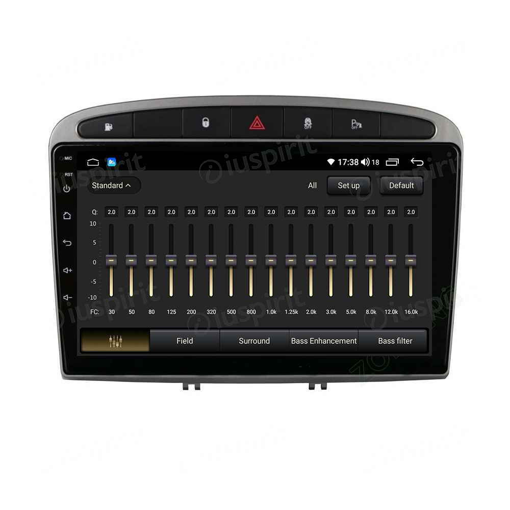 ANDROID autoradio navigatore per Peugeot 308 Peugeot 408 CarPlay Android Auto GPS USB WI-FI Bluetooth 4G LTE - immagine 3