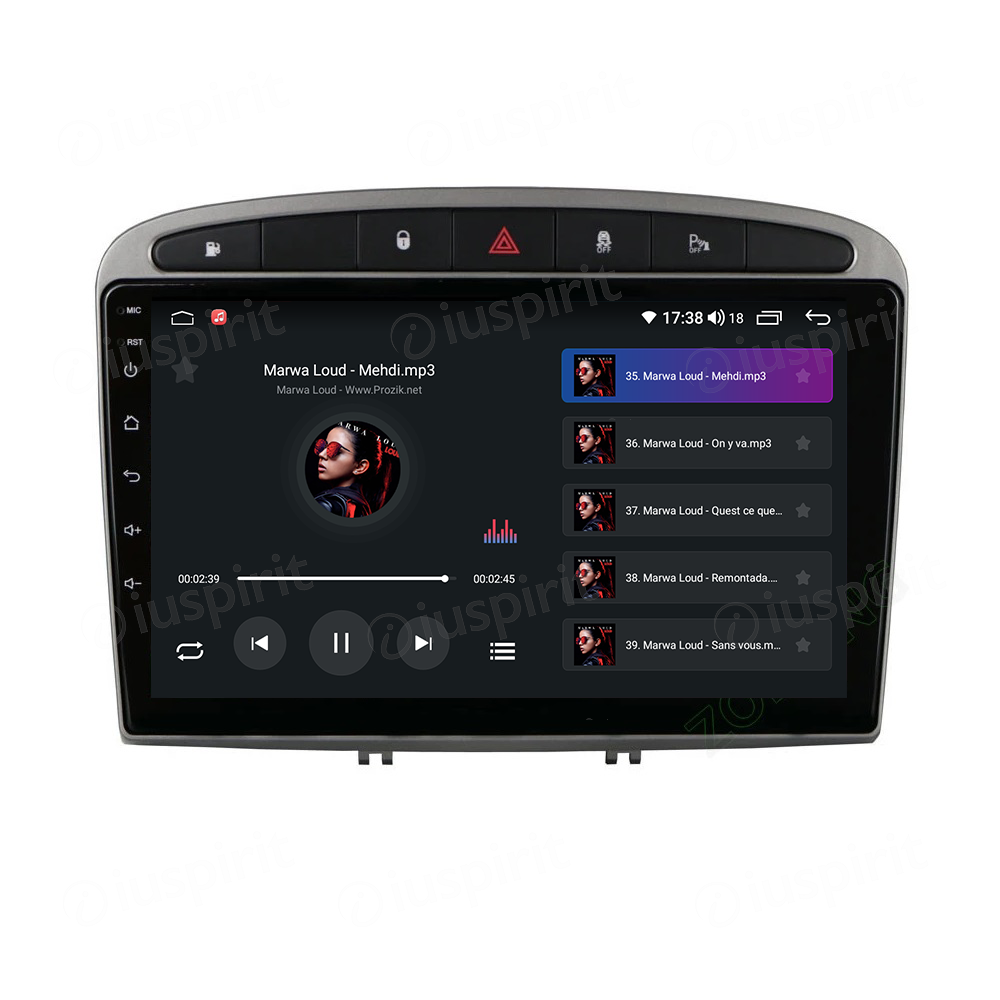 ANDROID autoradio navigatore per Peugeot 308 Peugeot 408 CarPlay Android Auto GPS USB WI-FI Bluetooth 4G LTE - immagine 4