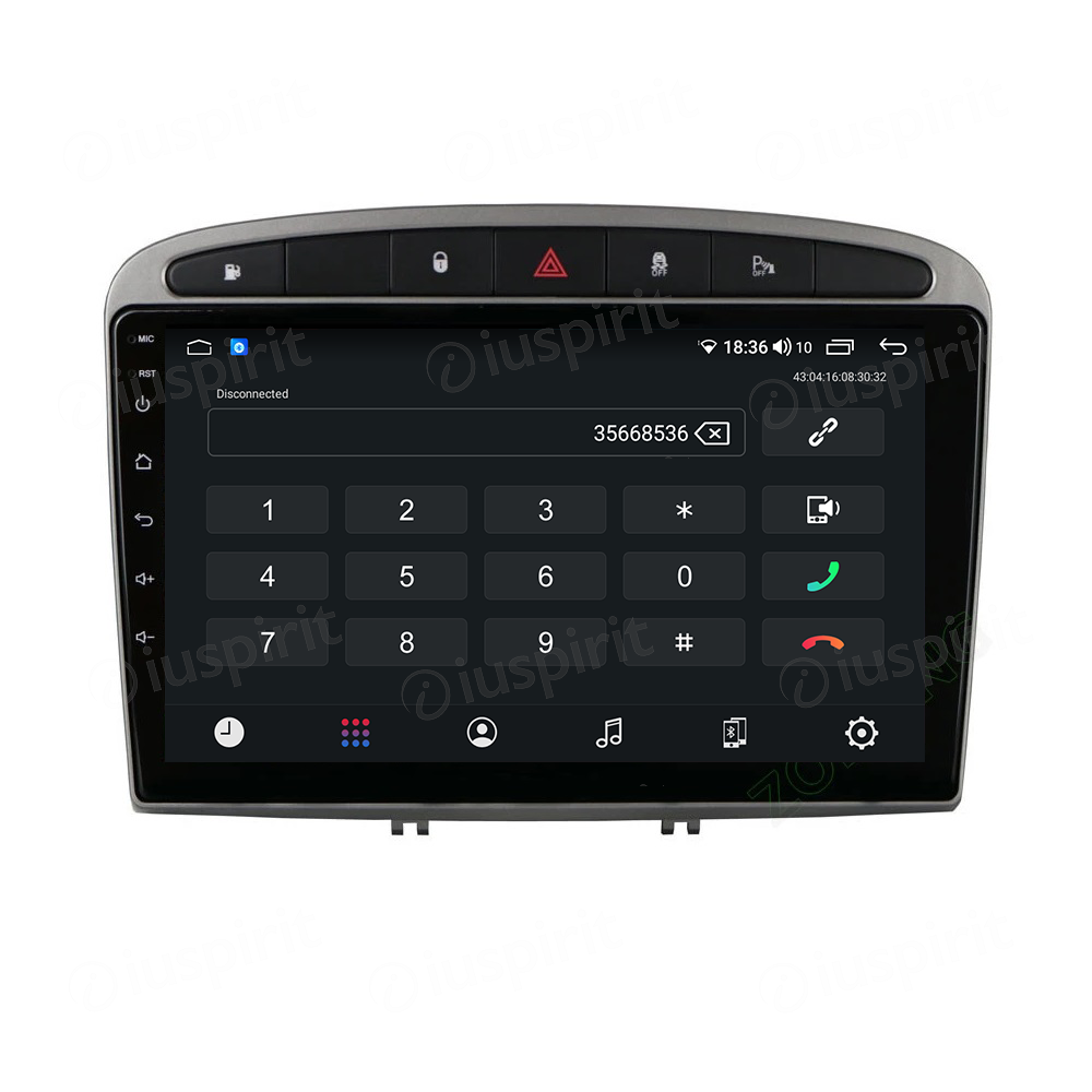 ANDROID autoradio navigatore per Peugeot 308 Peugeot 408 CarPlay Android Auto GPS USB WI-FI Bluetooth 4G LTE - immagine 5