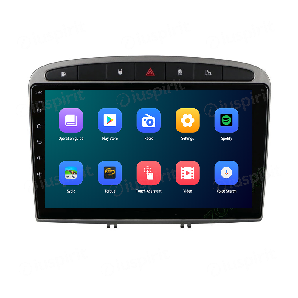ANDROID autoradio navigatore per Peugeot 308 Peugeot 408 CarPlay Android Auto GPS USB WI-FI Bluetooth 4G LTE - immagine 6