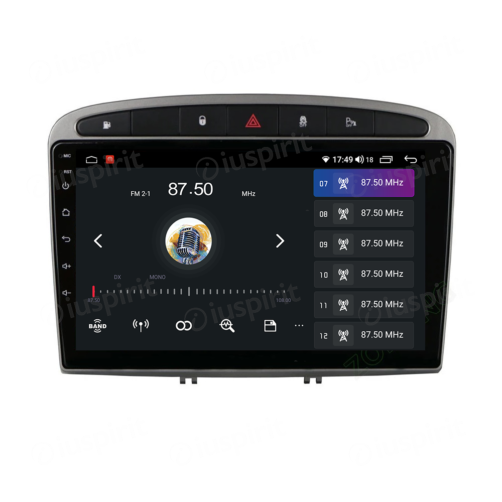 ANDROID autoradio navigatore per Peugeot 308 Peugeot 408 CarPlay Android Auto GPS USB WI-FI Bluetooth 4G LTE - immagine 7