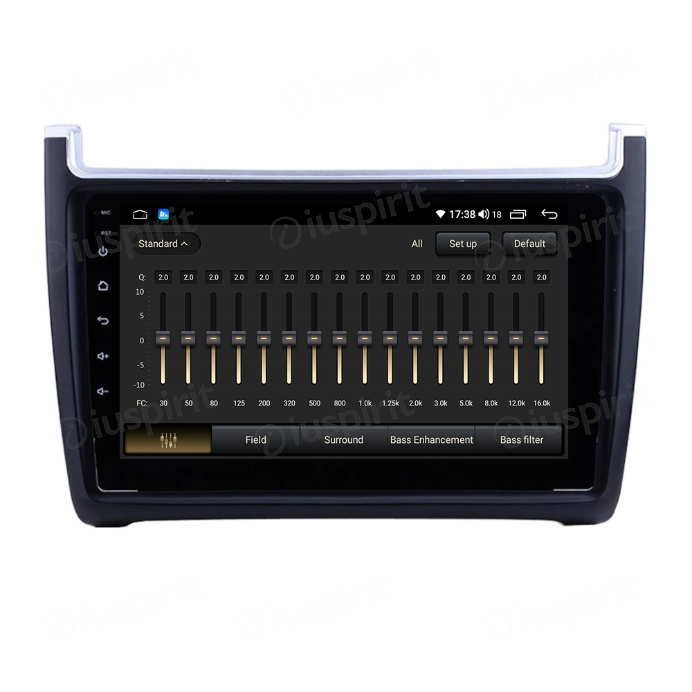 ANDROID autoradio navigatore per VW Polo 2009-2017 CarPlay Android Auto GPS USB WI-FI Bluetooth 4G LTE - immagine 2