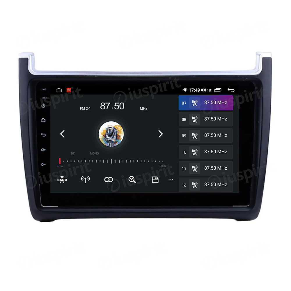 ANDROID autoradio navigatore per VW Polo 2009-2017 CarPlay Android Auto GPS USB WI-FI Bluetooth 4G LTE - immagine 7