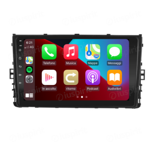 ANDROID autoradio navigatore per VW Polo Passat Jetta Golf Sportvan Alltrack Tiguan T-Roc 2018-2019 CarPlay Android Auto GPS USB WI-FI Bluetooth 4G LTE