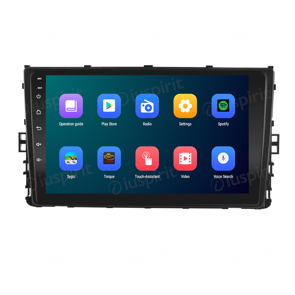ANDROID autoradio navigatore per VW Polo Passat Jetta Golf Sportvan Alltrack Tiguan T-Roc 2018-2019 CarPlay Android Auto GPS USB WI-FI Bluetooth 4G LTE - immagine 6